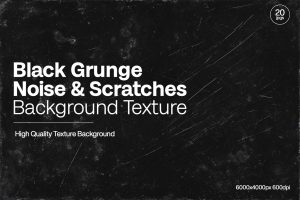 Black Grunge Noise & Scratches Texture