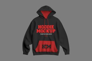 Black Hoodie Mockup