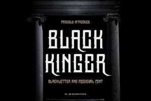 Black Kinger – Blackletter & Medieval Font