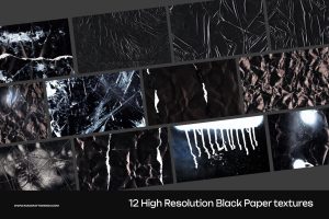 Black Paper Texture