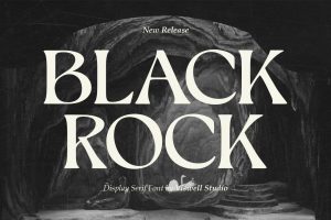 Black Rock – Display Font