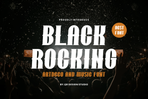Black Rocking – Rock & Music Font