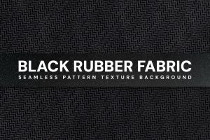 Black Rubber Fabric Texture #03