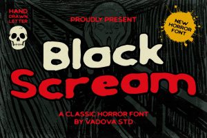 Black Scream Classic Horror Font