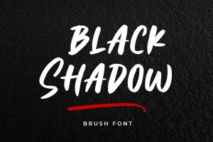 Black Shadow Font