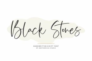 Black Stones Font AS