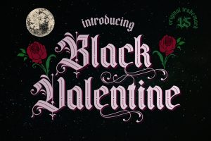Black Valentine | Font