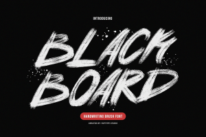Blackboard | Handwriting Brush Poster Font