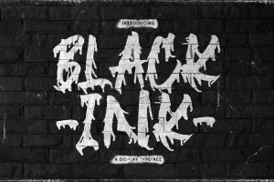 Blackink – Street Brush Display Font