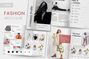 Blackshop – Fashion Brand Company Profile Brochure