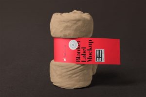Blanket Label Mockup