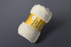 Blanket label Mockup
