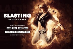 Blasting Photoshop Action