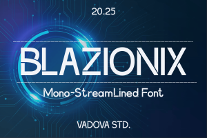 Blazionix Monospace Font
