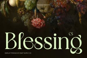 Blessing – Art Nouveau Font