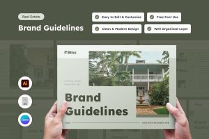Bliss – Real Estate Brand Guideline Template