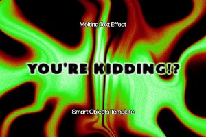 Blob Melting Text Effect