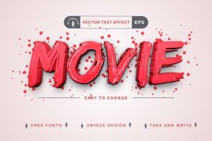 Blood Movie Editable Text Effect