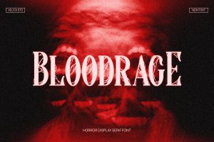 Bloodrage Gothic Display Serif Font