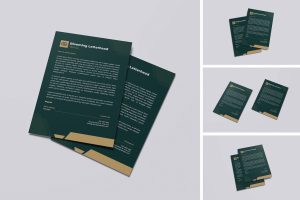 Blooming Letterhead Mockup