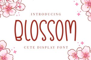 Blossom – Cute Handwriting Font