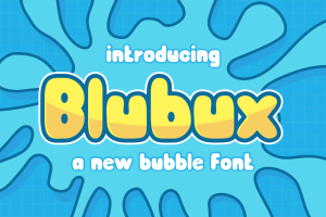Blubux – Bubble Font