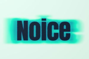 Blurred Noise Text & Logo Effect
