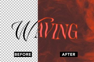 Blurry Wavy Text Effect
