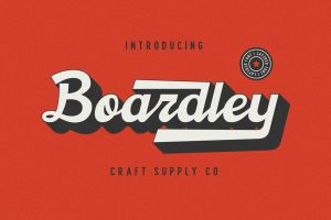 Boardley Script – Layered Font