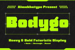 Bodygo – Boxy Display Font