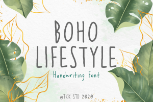 Boho Lifestyle – Cute Girly Font
