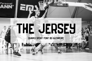 Bold & Retro-Inspired Sports Font – The Jersey