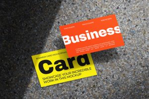 Bold Business Card Mockup