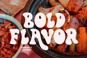 Bold Flavor – Bold Groovy Font
