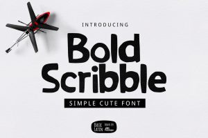 Bold Scribble Font