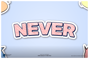 Bold Sketch Sticker Text Effect