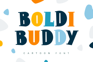 Boldi Buddy | cartoon font