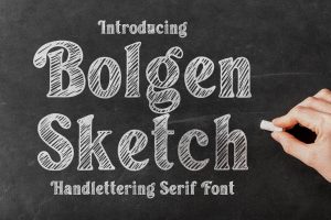 Bolgen Handlettering Serif Font