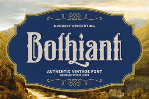 Bolhiant – Vintage Font