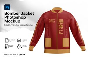 Bomber jacket mockup