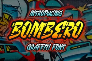 Bombero – Graffiti Font