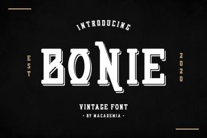 Bonie – Vintage Font
