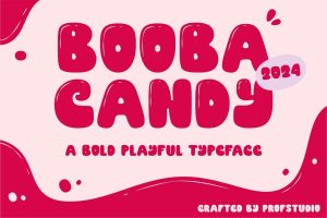 Booba Candy – A Bold Playful Typeface