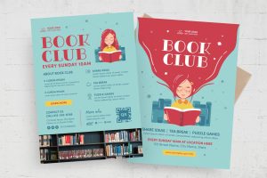 Book Club Flyer Template