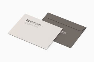 Booklet Envelope Mockup
