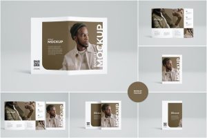 Booklet Mockup Front View