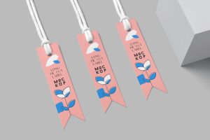 Bookmark Apparel Tag Mockups
