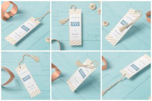 Bookmark with Tassel Mockups