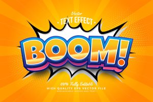 Boom Cartoon Text Effect