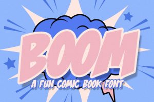 Boom Comic Font
